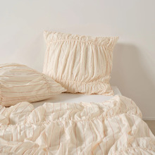 Stripe Layla Cotton Voile European Pillowcase